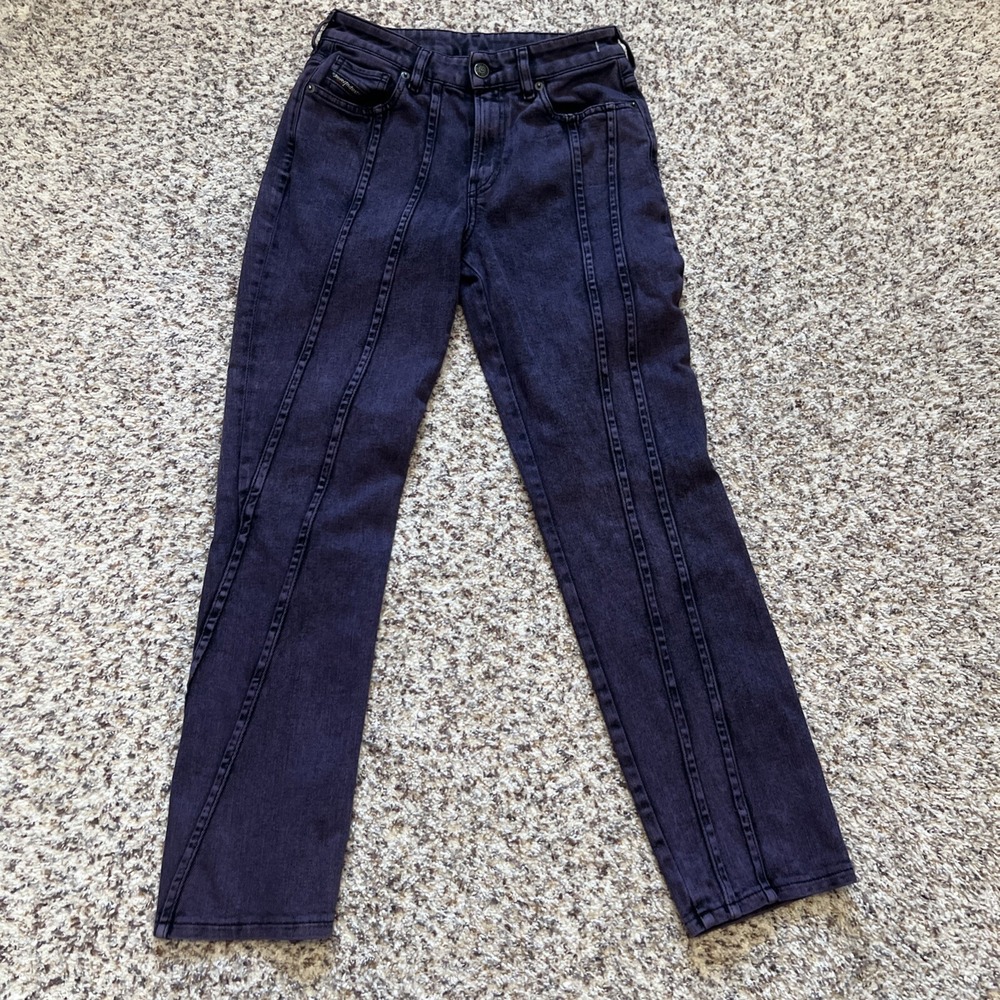 Women's Diesel Jeans W26 L32 D-Joy  New Purple Slim Mid‎ Rise Ankle Length